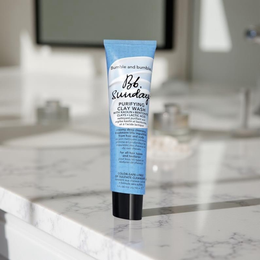 Bumble and bumble Sunday Purifying Clay Wash / Color Safe Detox Shampoo NIB